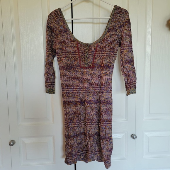 Free People Multicolor Sweater Dress - Picture 1 of 3